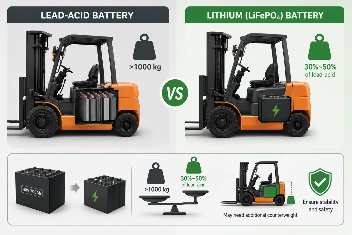 How Forklift Battery Size And Weight Affect Compatibility 1 How Forklift Battery Size And Weight Affect Compatibility 1