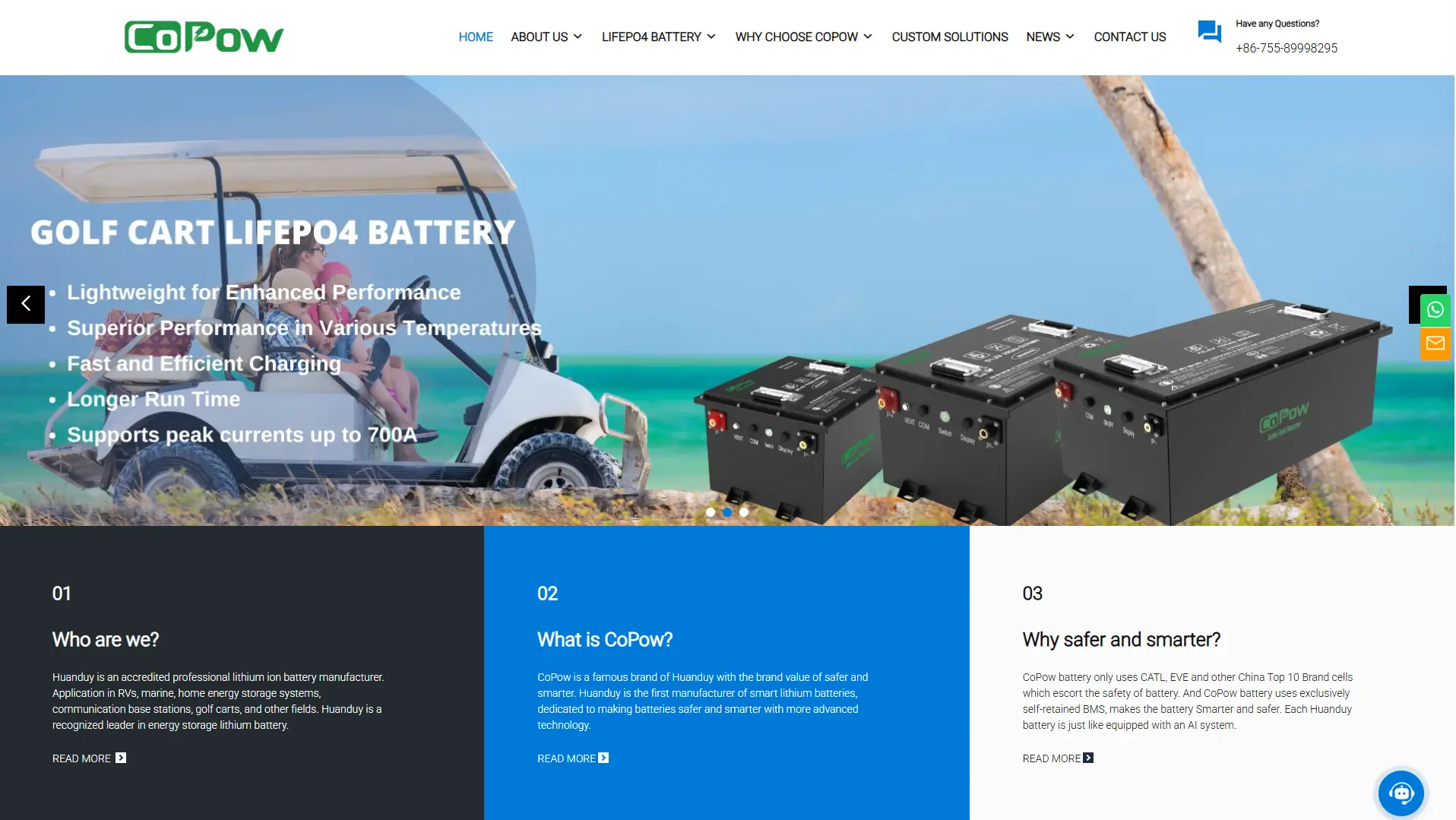 CoPow - Professional Lithium Golf Cart Battery Manufacturers In China CoPow - Professional Lithium Golf Cart Battery Manufacturers In China