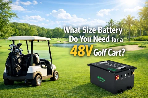What Size Battery Do You Need For A 48V Golf Cart?