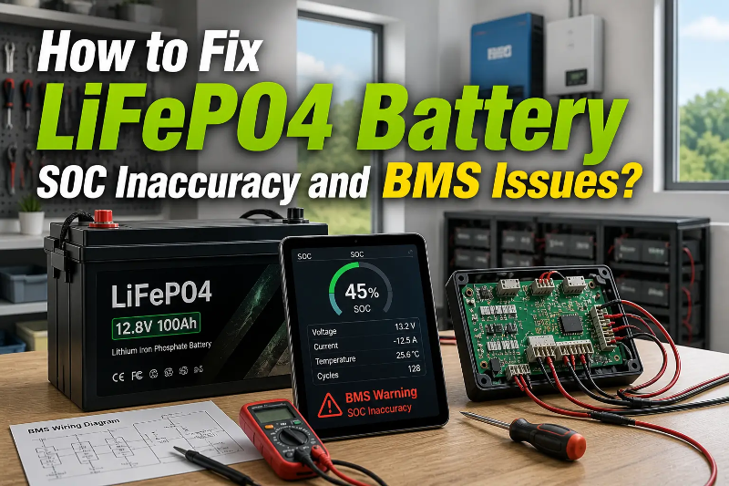 How To Fix LiFePO4 Battery SOC Inaccuracy And BMS Issues?
