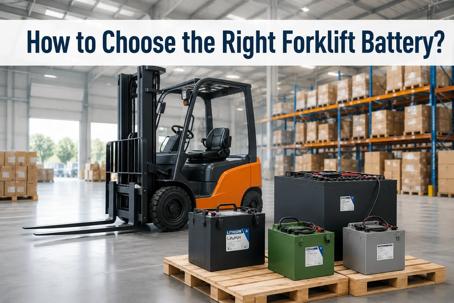 How To Choose The Right Forklift Battery?