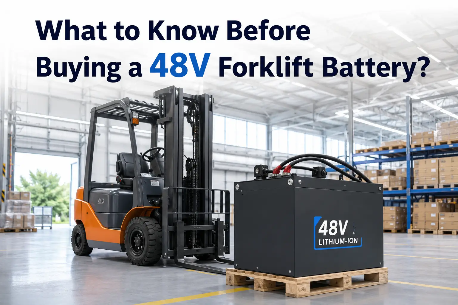 What To Know Before Buying A 48V Forklift Battery？