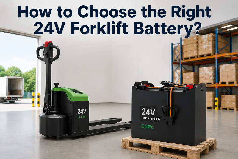 How To Choose The Right 24V Forklift Battery?