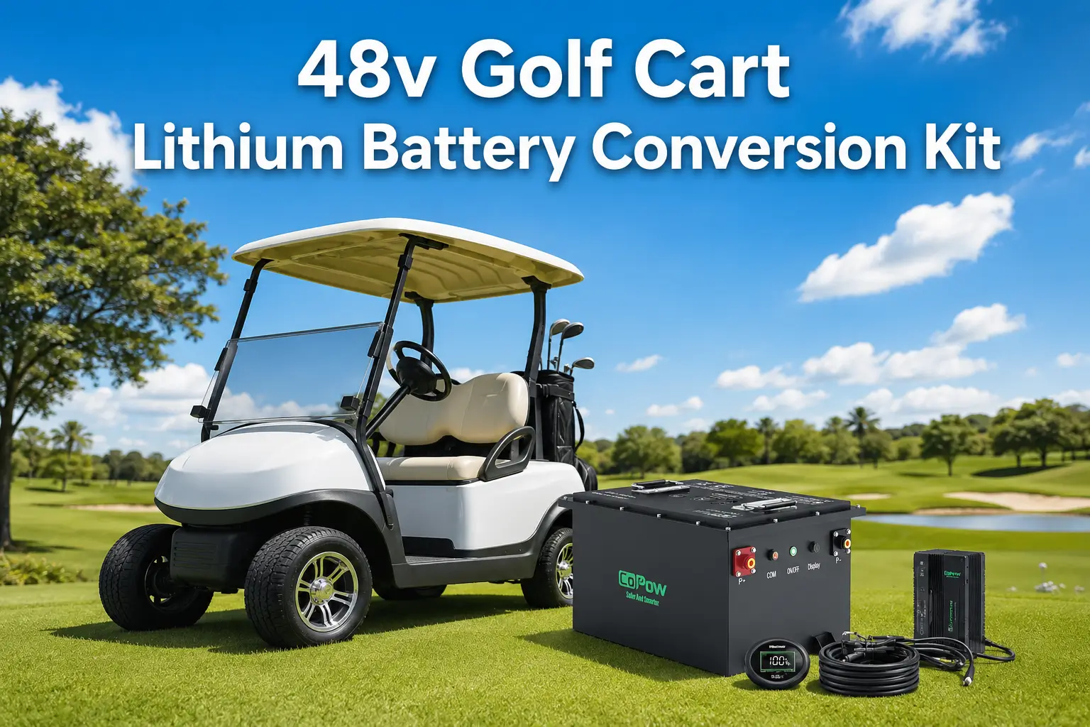 48v Golf Cart Lithium Battery Conversion Kit