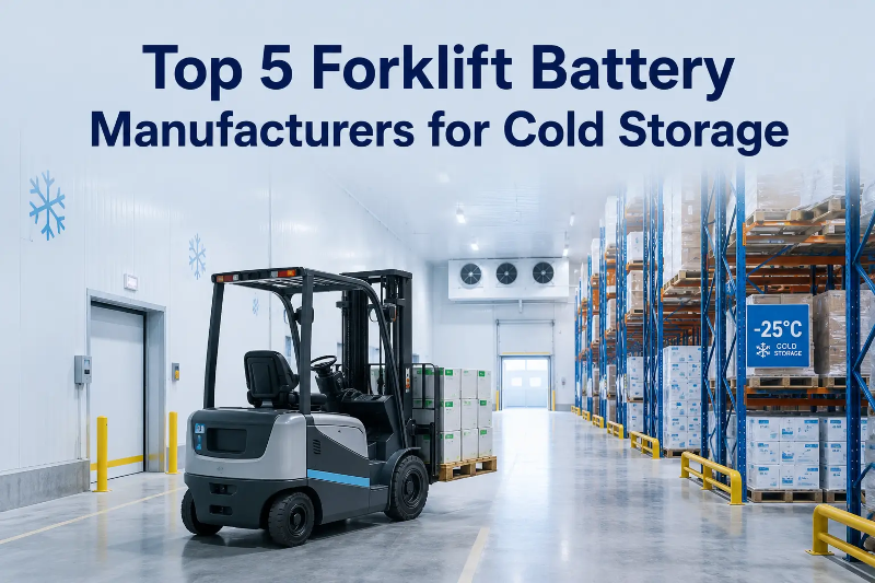 Top 5 Forklift Battery Manufacturers For Cold Storage